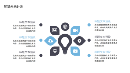簡約科技風 驅動未來的商務營銷策劃